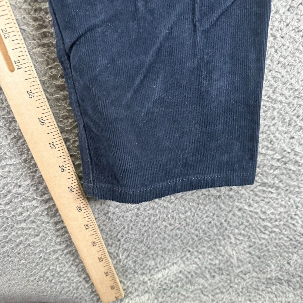 Copper & Oak Pant Mens 34x30 Blue Cotton Corduroy Chino‎ Straight Preppy Career